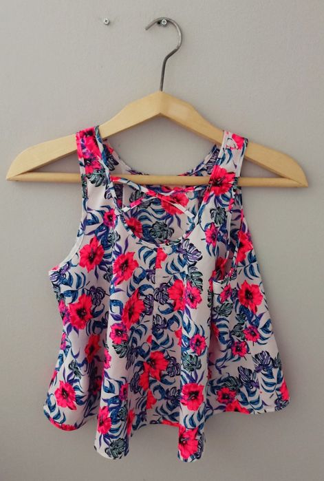 Top, bluza, koszulka na lato w, kwiaty, Primark 164
