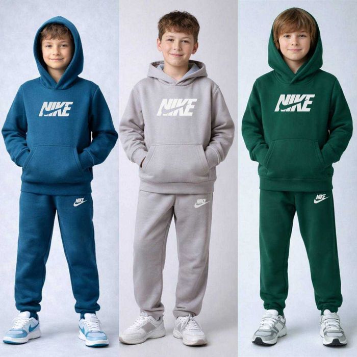 Теплий Костюм Найк на флісі для хлопчика 140-164 см Nike Туреччина