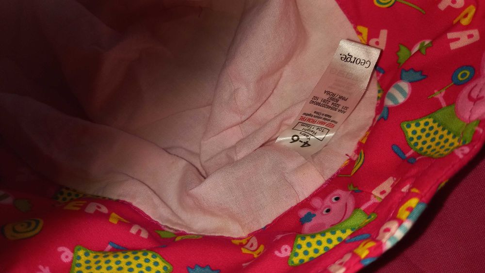 Kapelusik peppa 104/116 bawelna