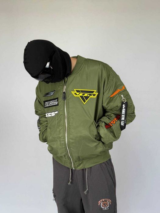 Бомбер Vetements Alpha Industries Edition Racing Green Bomber куртка S