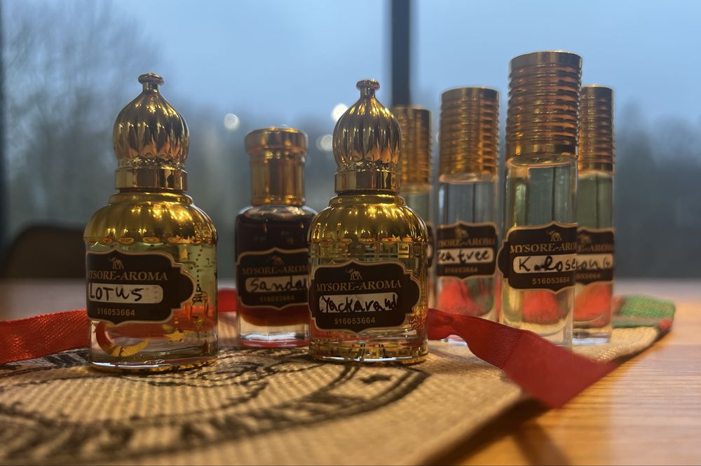 Organiczne Olejki eteryczne z Indii perfumy