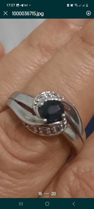 Серебряный набор , Сережки