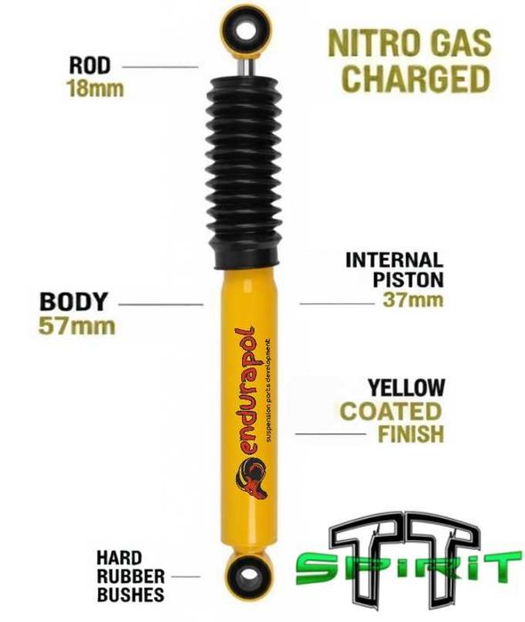 Amortecedor endurapol Nissan Terrano II +5cm