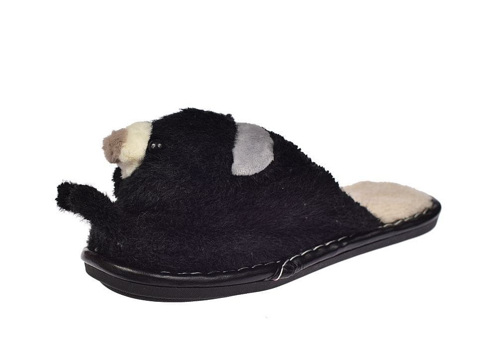 Kapcie zwierzaki pantofle domowe bambosze XC-33 BK roz 40