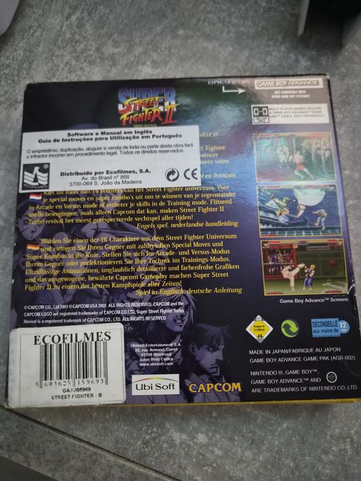 Super Street Fighter II Turbo Revival - GBA (Edição Nacional Ecofilmes)