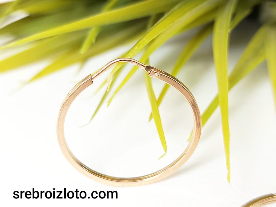 Kolczyki złote kółka