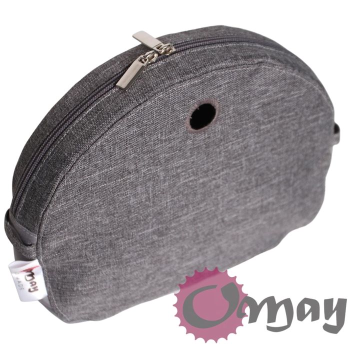 Szary organizer do OBAG MOON LIGHT len 2 kieszenie wkład OMAY