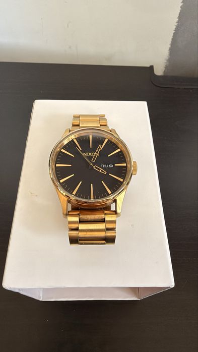 Zegarek meski Nixon Sentry SS All Gold/black