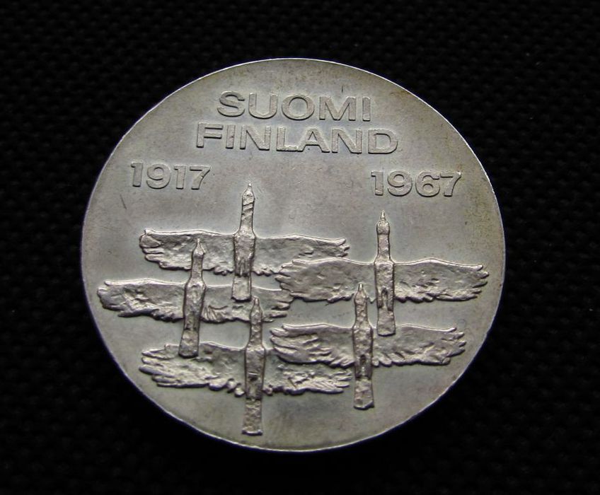Монета 10 марок 1967