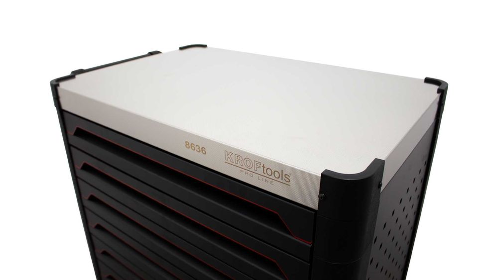 Carro de Ferramentas Vazio Pro Line 9 Gavetas KROFTOOLS   JR19