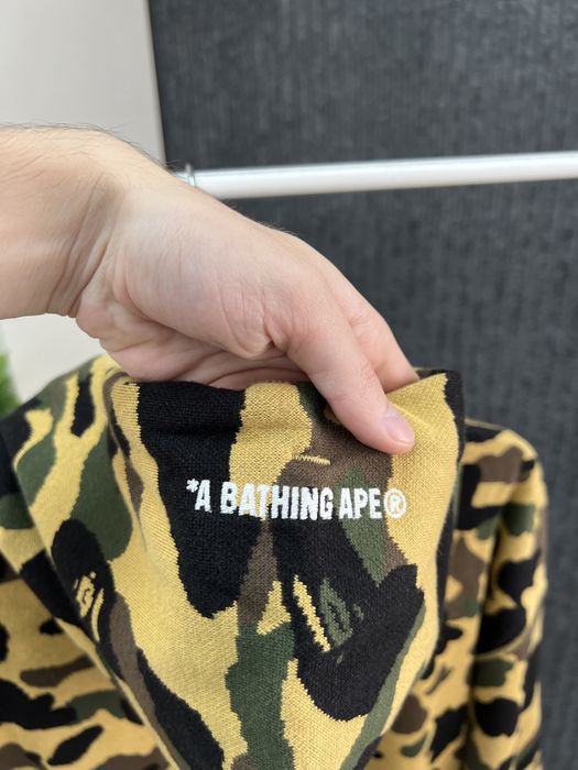 Худі Bape 1St Camo Jacquard One point Hoodie оригінал