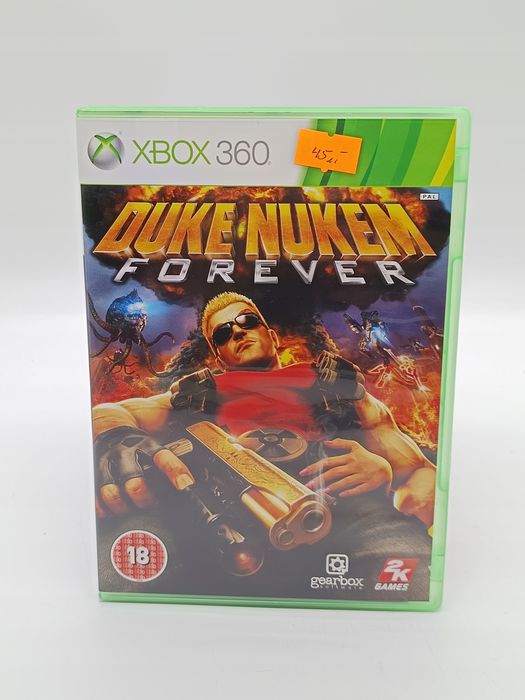 duke nukem forever xbox 360 pudełkowa