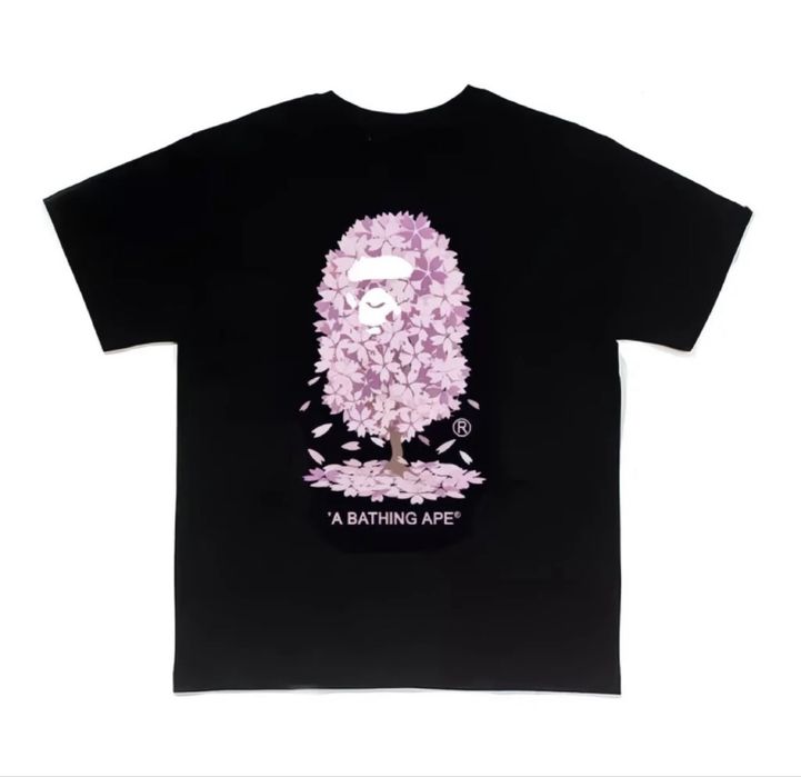 Футболка бейп / bape сакура