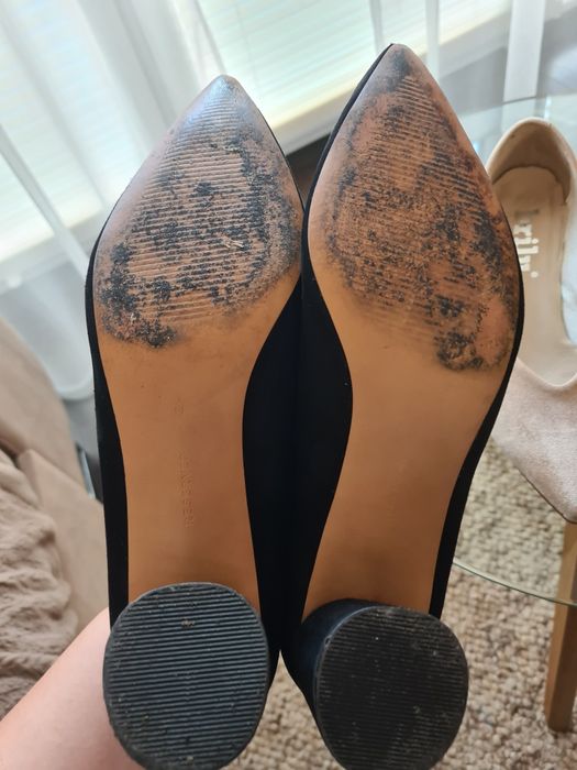 Zamszowe czółenka reserved