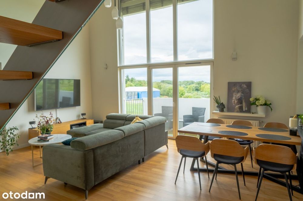 Wyjątkowy apartament / penthouse 2-poziomowy z widokiem na Wartę