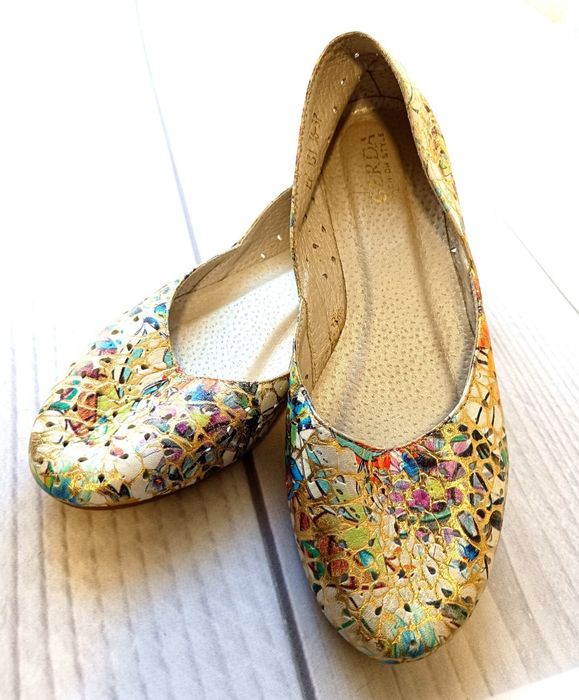 Балетки шкіряні 37 розмір