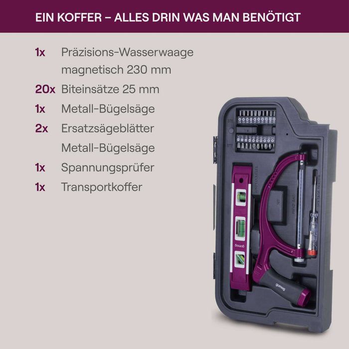 Кейс для інструментів GO-MH100 Gomag -Кейс з інструментами 90 шт ручні