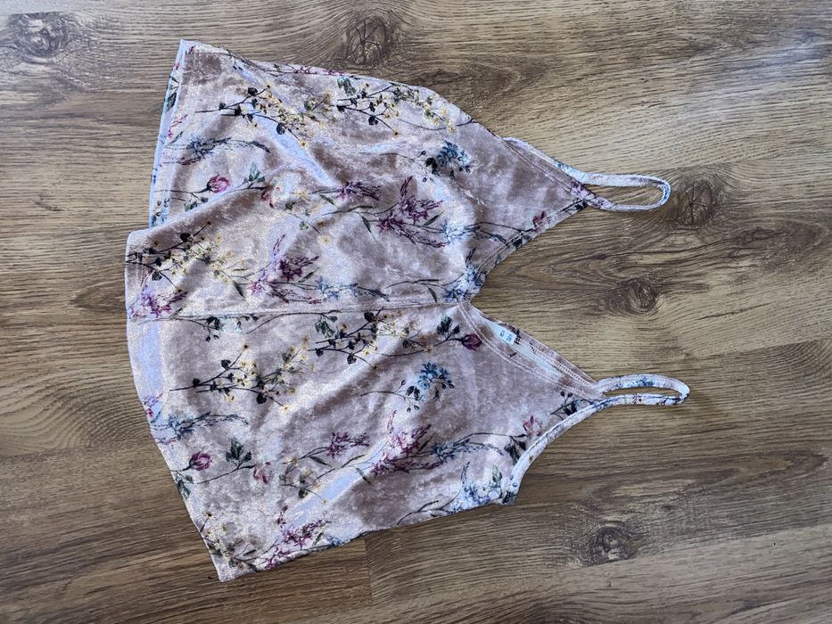 Top de veludo Lefties