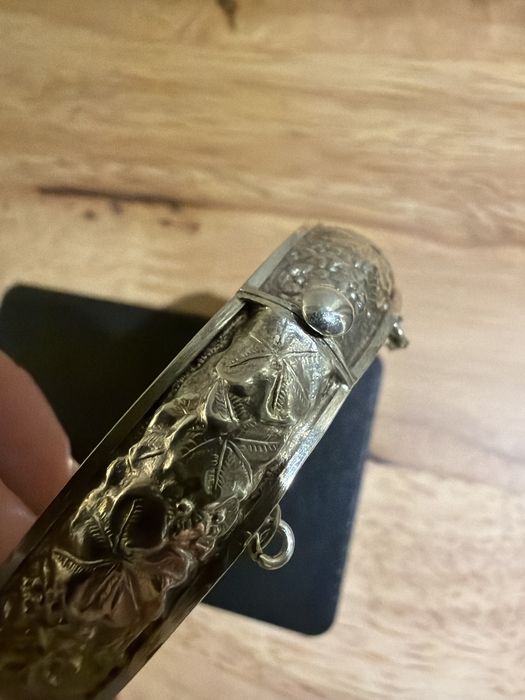 Pulseira de prata trabalhada