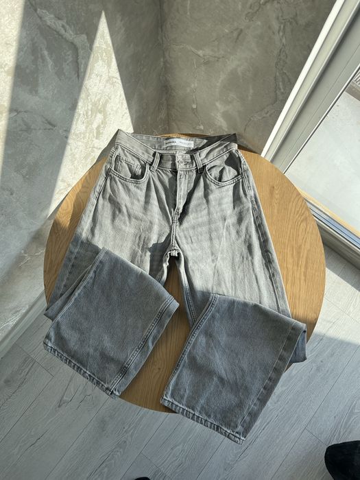Сірі джинси палаццо Bershka Xs/S