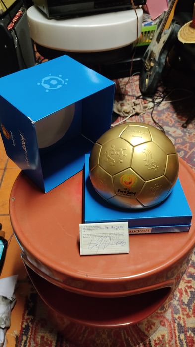 Swatch edição limitada Euro 2004 bola relógio