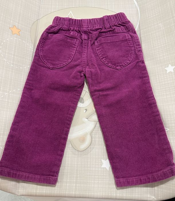 Calças de bombazina (12-18M)