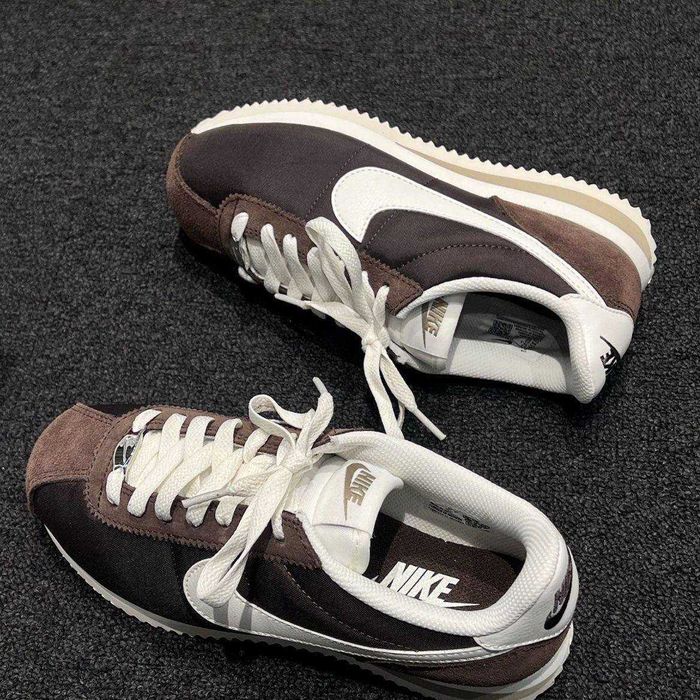 (БЕЗ ПЕРЕДОПЛАТИ)Nike Cortez Brown White найк кортез коричневі білі