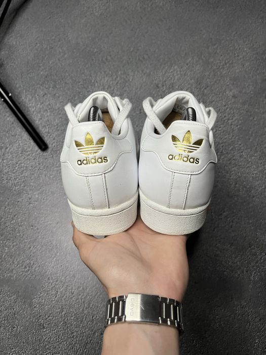 Кросівки Adidas Superstar XLG White/Gold