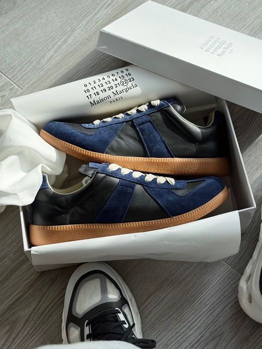 Преміум! Кросівки Maison Margiela Replica Leather and suede,марджела