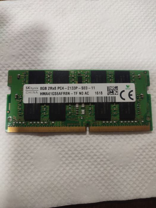 DDR4 8gb 2rx8 pc4 2133p se0 11