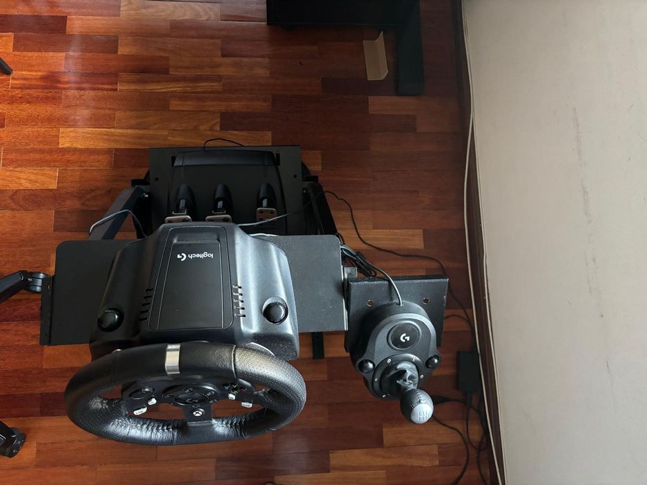 Logitech G29/G920 Driving Force – Volante + Pedais + Shifter + Suporte