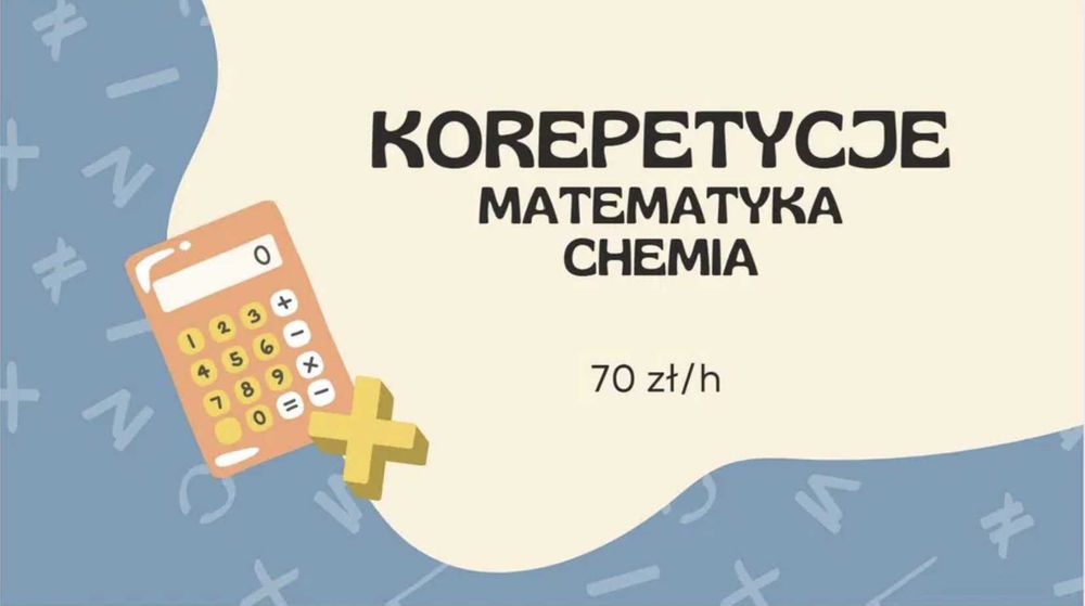 korepetycje matematyka chemia biologia egzamin ósmoklasisty