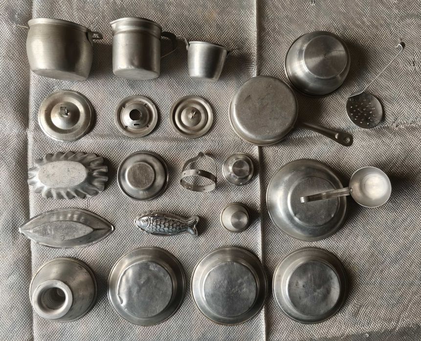 Lote de miniaturas em alumínio