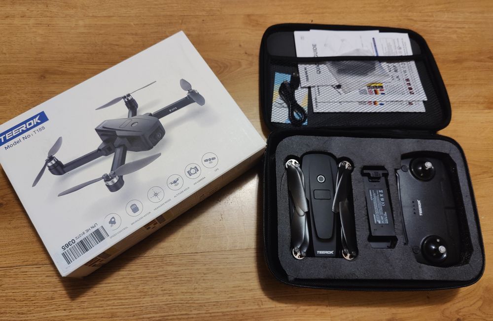 Dron TEEROK T18S Dron GPS z kamerą 4K 5G 500 m RC 2 akumulatory