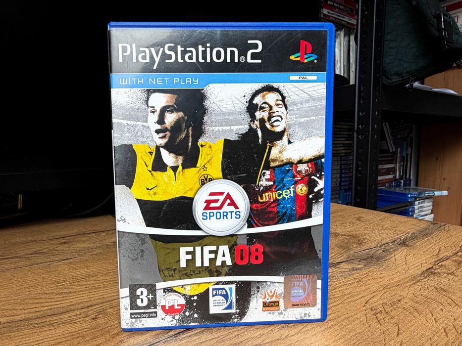 Ps2 # Fifa 08 PL ( Polskie Wydanie) i inne na zdjeciach