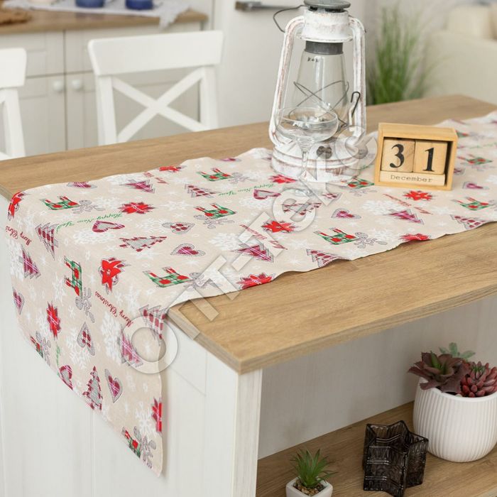 Дорожка новогодняя скатерть ранер салфетка