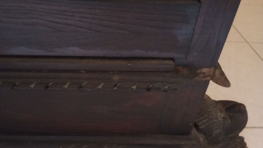 Arca antiga madeira maciça