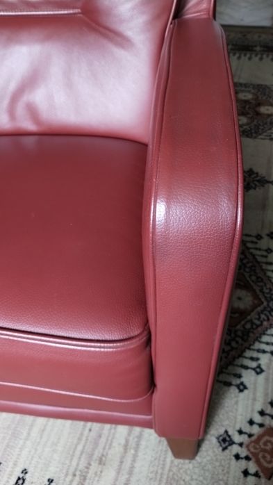 Sprzedam dwa fotele skórzane kolor bordo