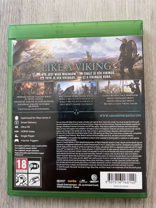 Assasyn Creed Valhalla xbox series x/s