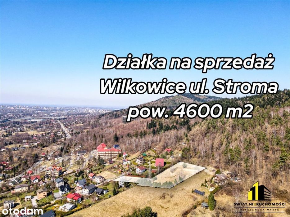 Widokowa działka budowlana w Wilkowicach