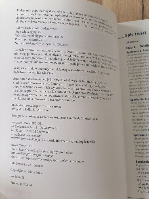 Informatyka europejczyka zakres podstawowy