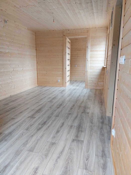 Domek drewniany ocieplony 8mx3,2m