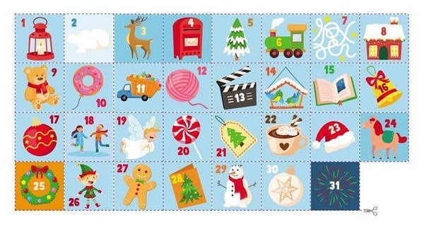 Адвент - календар : Святкове містечко