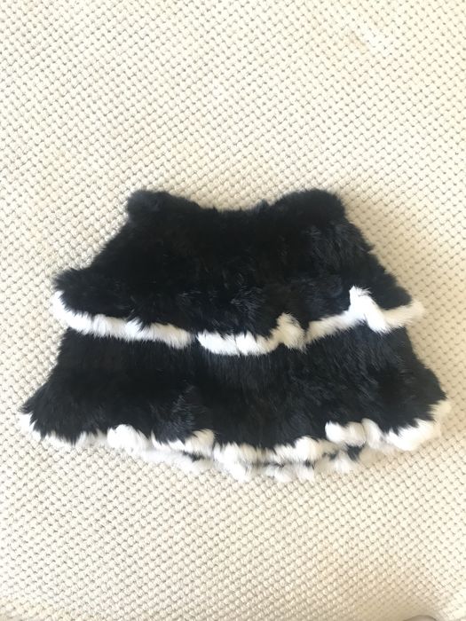 Minisaia pele de coelho em tamanho M/S