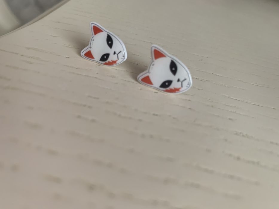 Дитячі сережки кошенята