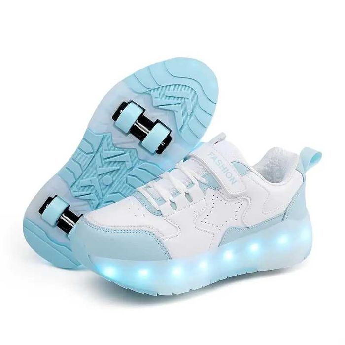 Nowe butorolki 34 buty na kółkach świecące