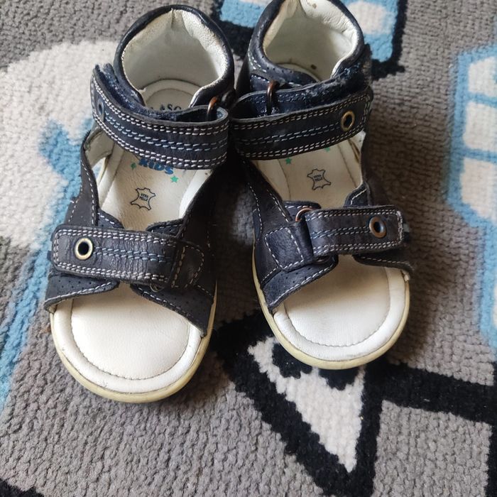 Buty, dziecięce,na lato, sandały Lasocki, 21, granatowe, skórzane