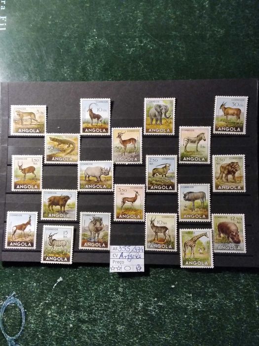 1953 Animais de ANGOLA MLH *