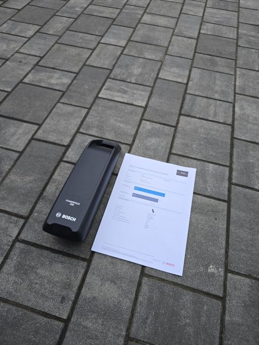 Bateria Akumulator BOSCH POWERPACK 400Wh na rame 298 cykli 83% sprawn