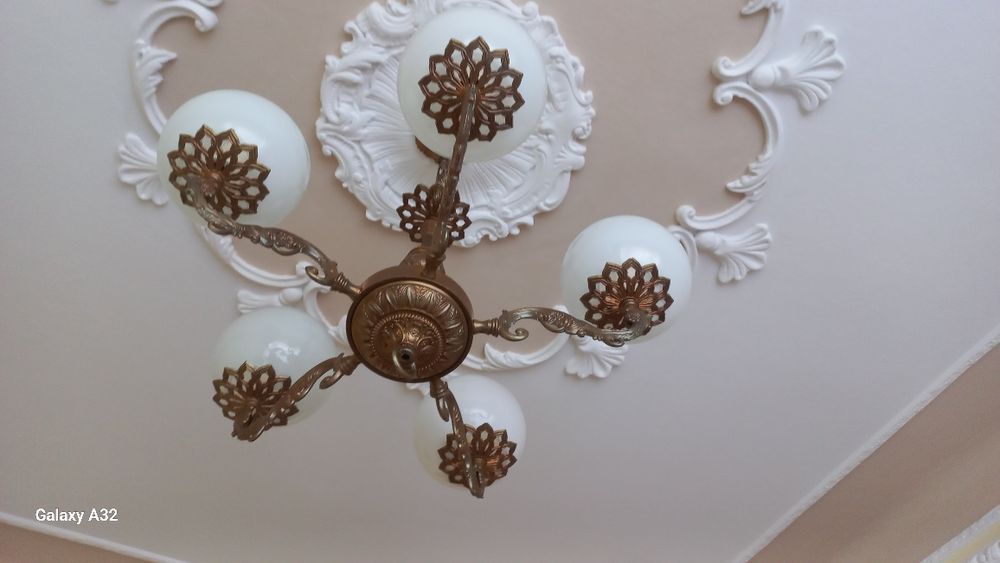 Żyrandol 5-ramienny+ żarówki,